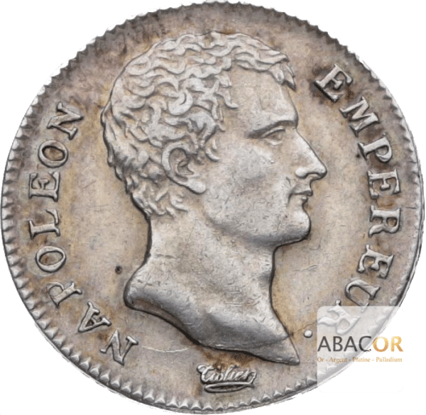 1 Franc Argent Napoléon Empereur An 12, An 13 et An 14