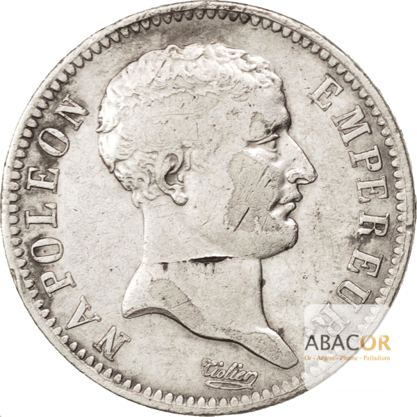 1 Franc Argent Napoléon Empereur Tête de Nègre