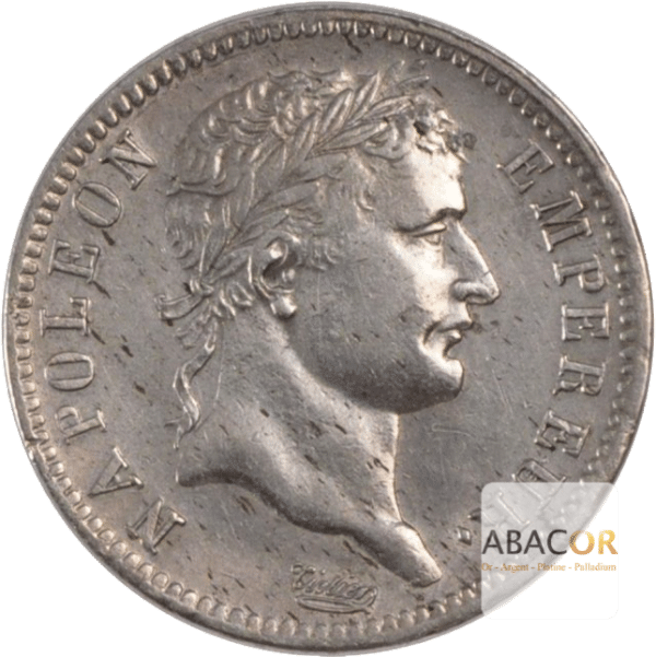 1 Franc Argent Napoléon Ier Tête Laurée Revers Empire