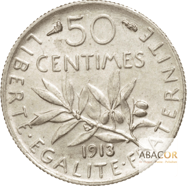 Achat Pièce Argent 50 Centimes Semeuse