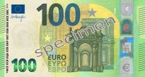 Billet 100 Euros Série Europe 2019