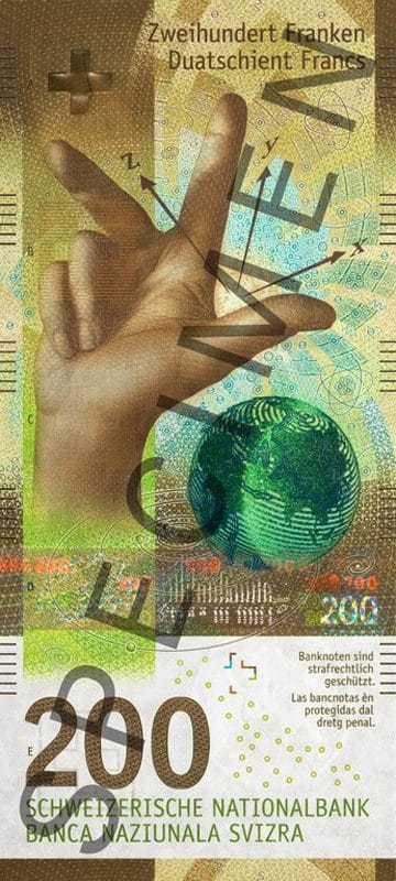 200 Francs Suisse 2018