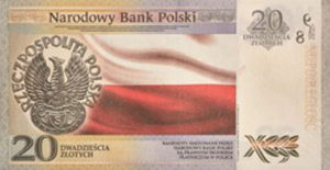 Billet 20 Zloty Pologne PLN 2018