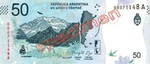 Billet 50 Pesos Argentine ARS 2018 recto