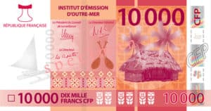 Billet 10000 Francs Pacifiques Polynésie Française XPF 2014 recto