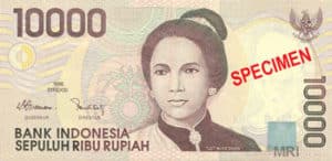 Billet 10000 Roupie Indonesie IDR 1998 recto