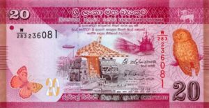 Billet 20 Roupies Srilankaise Sri Lanka LKR 2010 recto