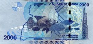 Billet 2000 Shillings Ouganda UGX verso