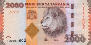 Billet 2000 Shillings Tanzanie TZS recto
