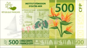 Billet 500 Francs Pacifiques Polynésie Française XPF 2014 recto