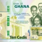 Billet 10 Cedis Ghaneens Ghana GHS 2019 recto