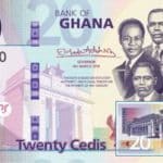 Billet 20 Cedis Ghaneens Ghana GHS 2019 recto