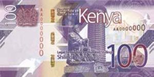 Billet 100 Shillings Kenya KES 2019 recto