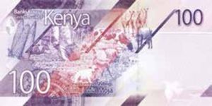 Billet 100 Shillings Kenya KES 2019 verso