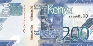 Billet 200 Shillings Kenya KES 2019 recto