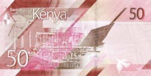 Billet 50 Shillings Kenya KES 2019 verso