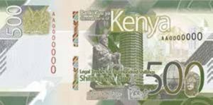 Billet 500 Shillings Kenya KES 2019 recto
