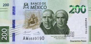 Billet 200 Pesos Mexique MXN 2019 recto