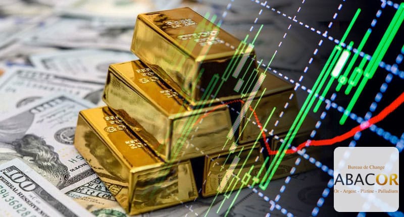 L'or tombe à un plus bas de deux semaines alors que le dollar rebondit