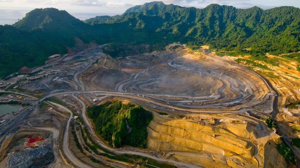 9 ème des plus grandes mines d'or Lihir