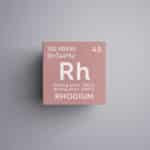 Le Rhodium, de symbole Rh