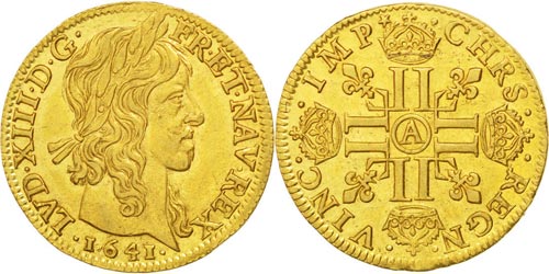 Louis d'Or Louis XIII - 8 l 1641