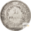 1 Franc Argent Napoléon Empereur Tête de Nègre