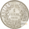 1 Franc Argent Napoléon III Tête Nue