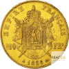 100 Francs Or Napoléon III Tête Nue
