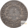 2 Francs Argent Bonaparte Premier Consul