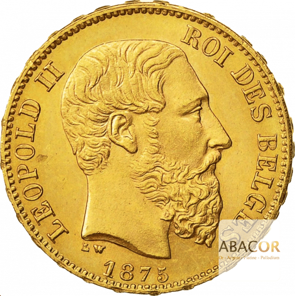 20 Francs Or Belge Leopold II