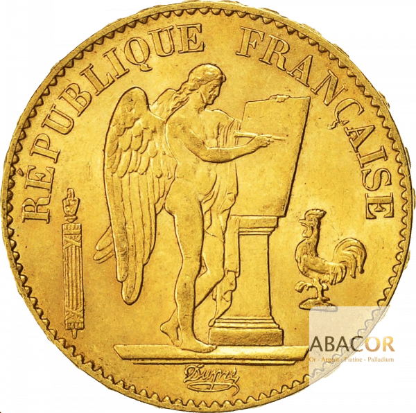 20 Francs Or Génie IIIème République
