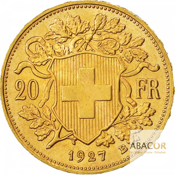 Pièce d'Or 20 Francs Suisse