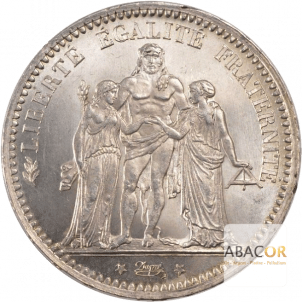 5 Francs Argent Hercule Troisième République