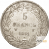5 Francs Argent Louis-Philippe Ier Tête Nue