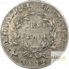 Demi Franc Argent Bonaparte Premier Consul