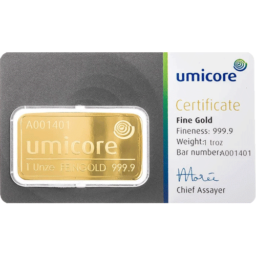 Achetez Lingot d’or de 10 oz, Fortuna de PAMP Suisse (avec certificat de  titrage)