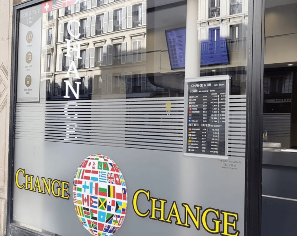 bureau de change paris