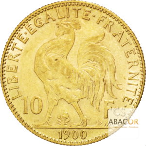 10 francs or coq marianne