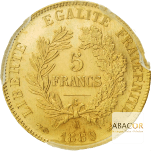 5 francs or ceres