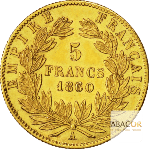 5 franc or napoleon grand module