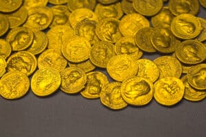 Ancient gold coins. Gold coins. Ancient gold coins. Gold coins.