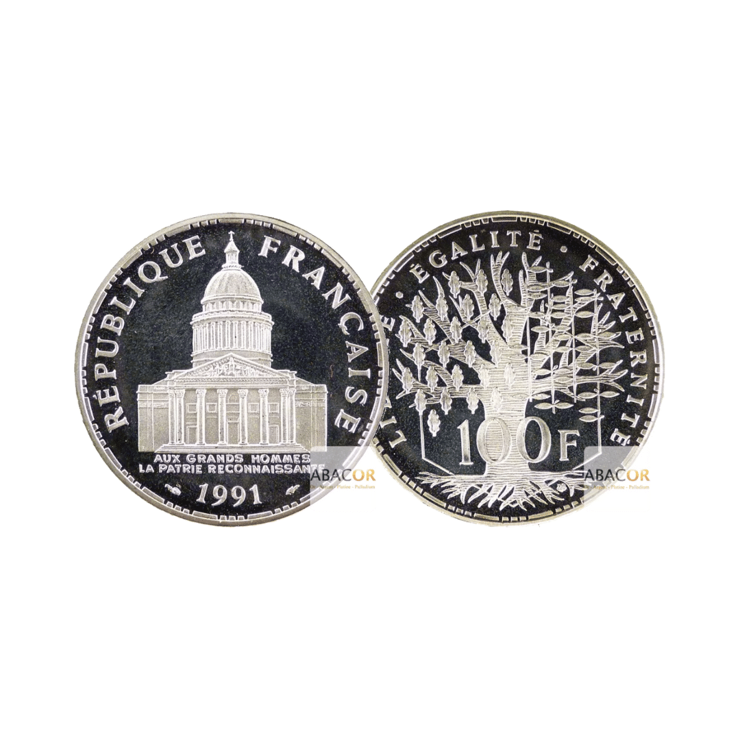 Coin 100 Francs Panthéon Belle Epreuve