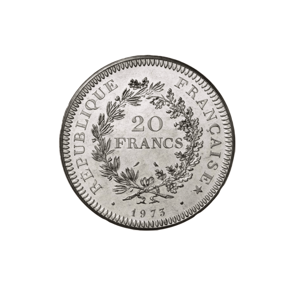 Bague Pièce De Monnaie 20 Francs Du Maroc En Argent - Anneau Argenté - Neuf Avec étui