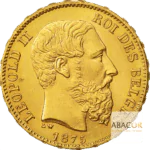 Union Latine Belge Leopold II pièces d'or