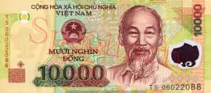 Billet 10000 Dong Vietnam VND recto