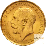 Souverain pièces d'or Georges V 1911 à 1925
